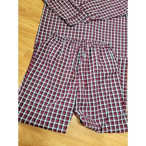 Hanes Men's Flannel PJ Set L - Picture 4 of 6